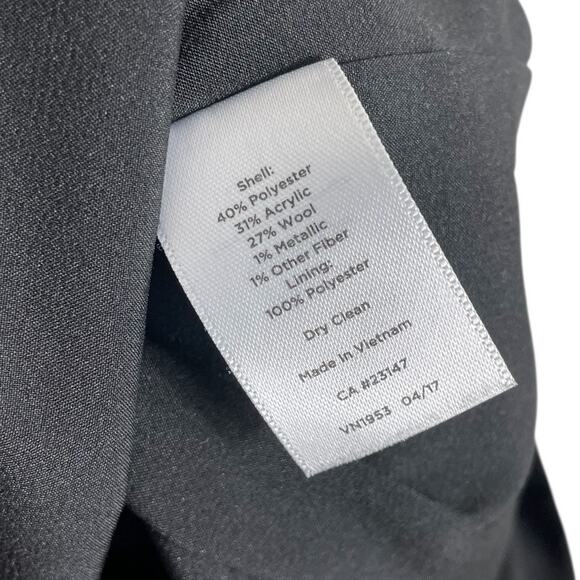 Talbots Tweed Sleeveless Sheath Dress Fringe Metallic Classic Career Multi Sz 8 - Picture 14 of 14